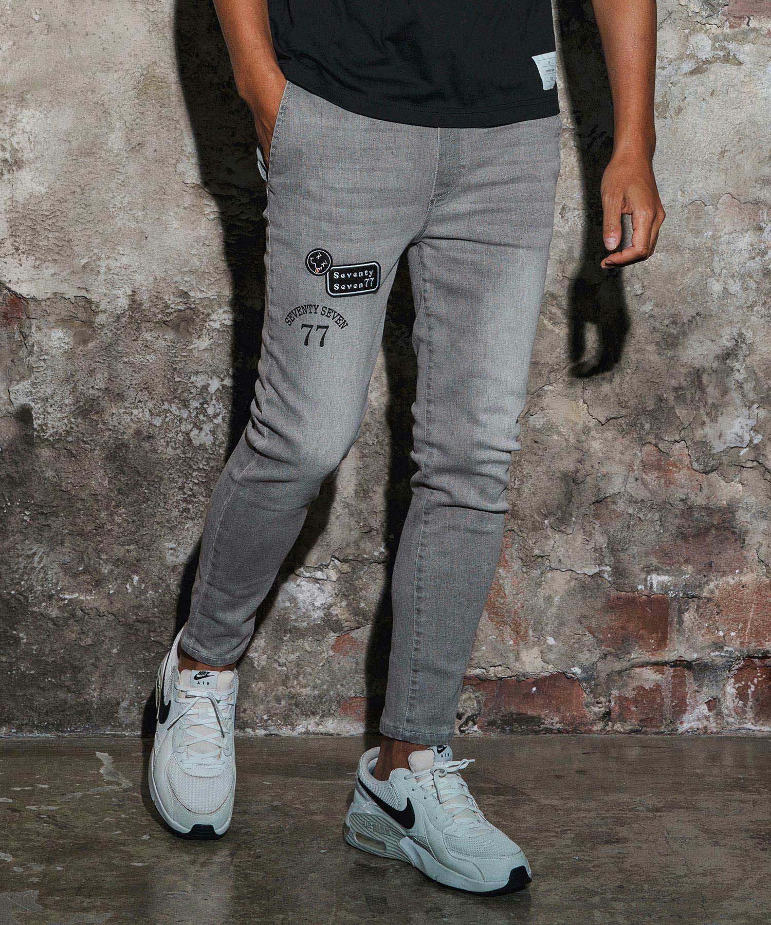 seventy seven(セブンティセブン)】denim jersey short pants ニット