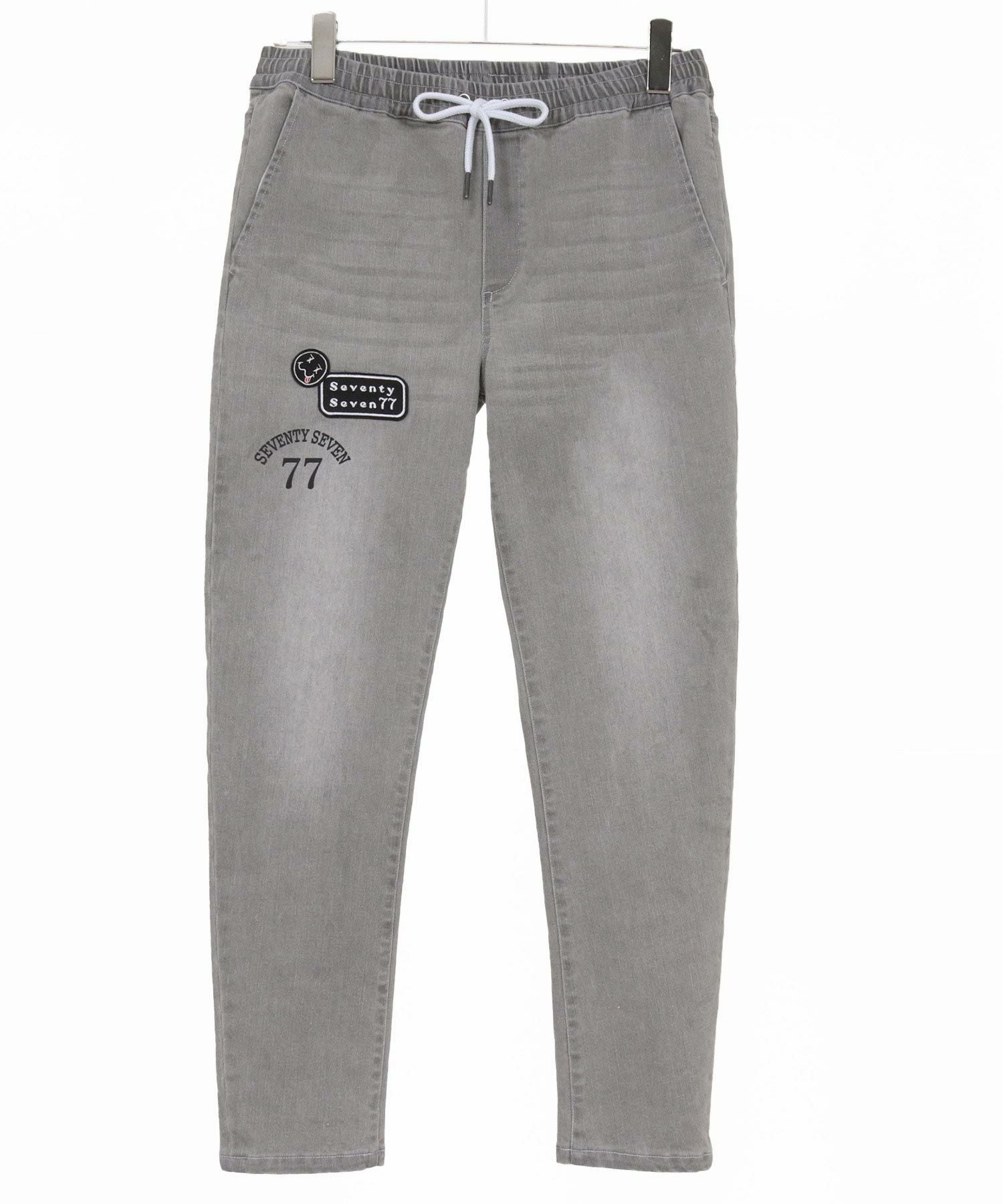 seventy seven(セブンティセブン)】easy denim pants イージーデニム