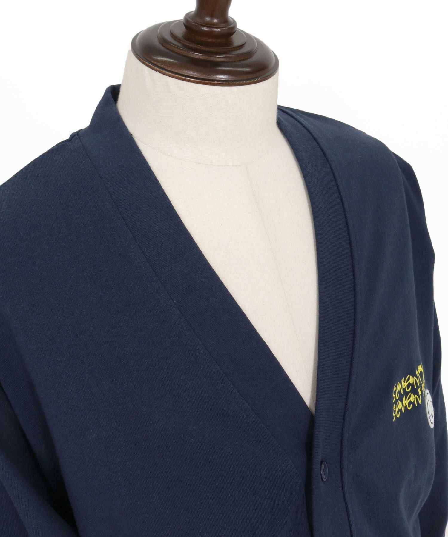 seventy seven(セブンティセブン)】middle onz jersey cardigan