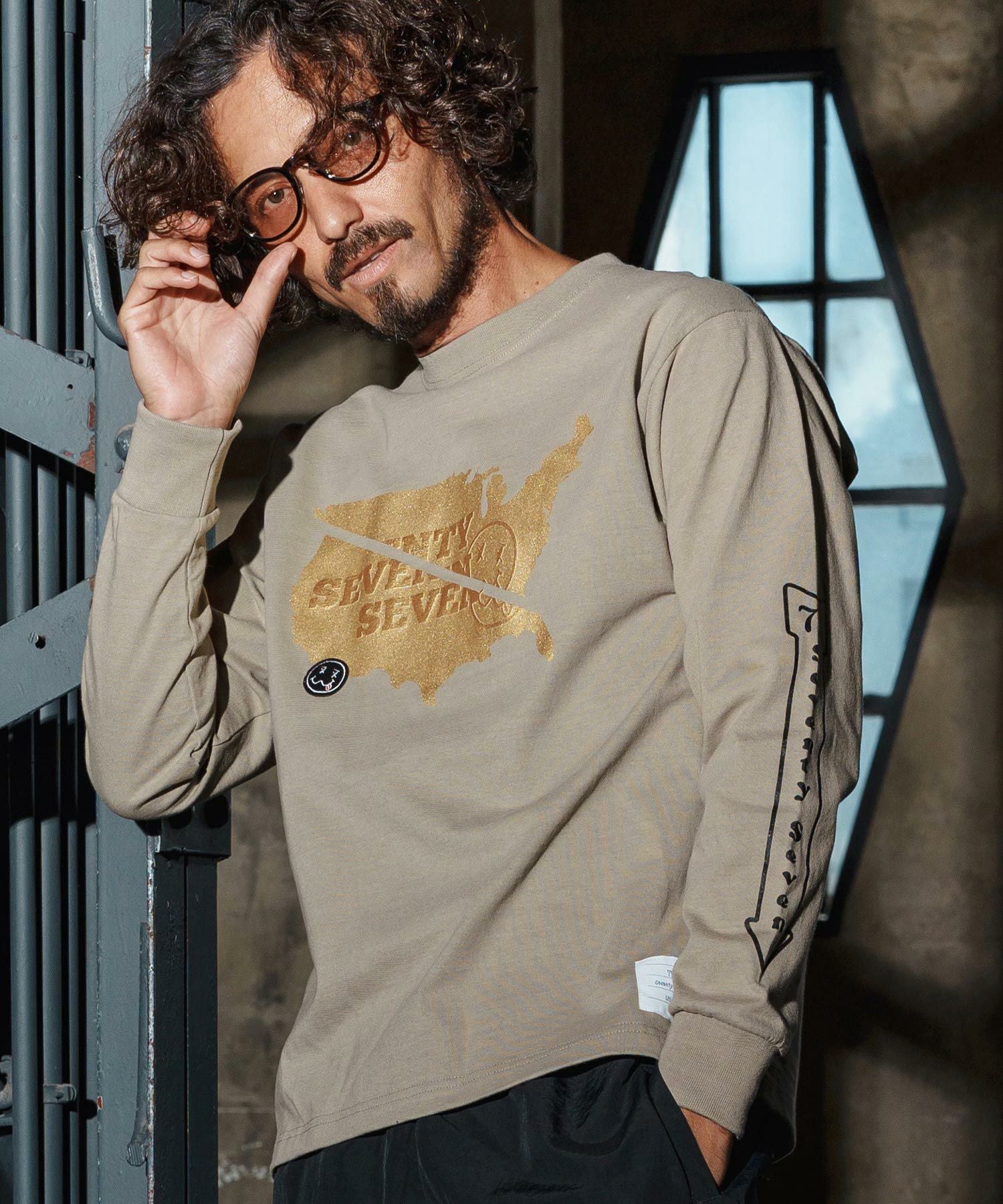 seventy seven(セブンティセブン)】heavy onz USA cotton L-S t-shirt