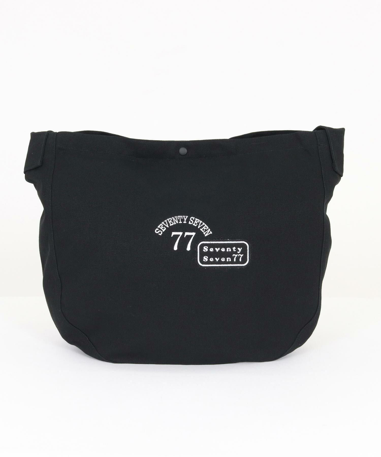seventy seven(セブンティセブン)】embroidery newspaper bag(77arch
