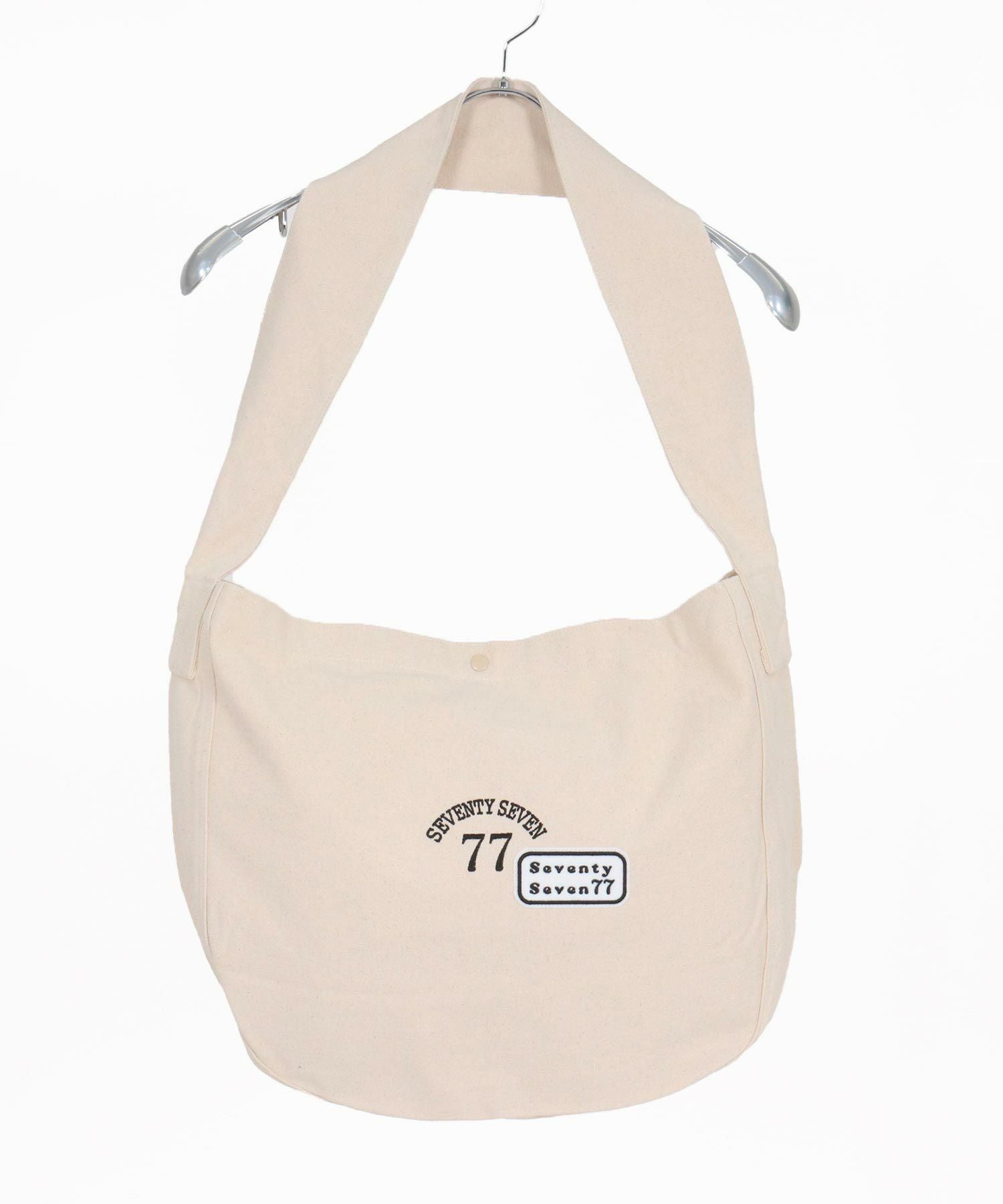 seventy seven(セブンティセブン)】embroidery newspaper bag(77arch