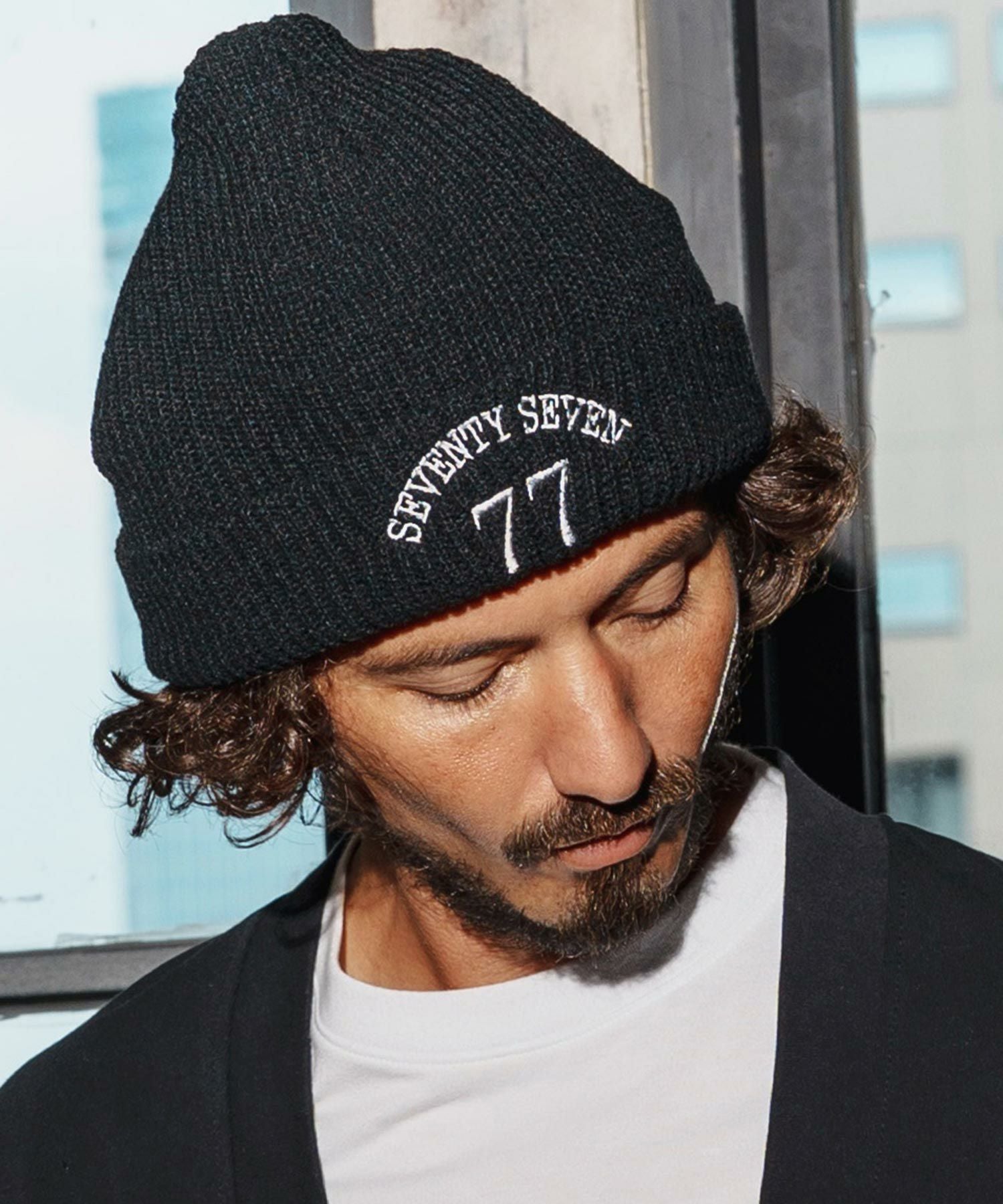 メッシュキャップ#77 seventy seven(セブンティセブン)】embroidery mesh cap (77number