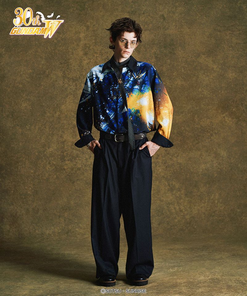 glamb(グラム)】Wing Gundam Zero Shirt ウイングガンダムゼロシャツ