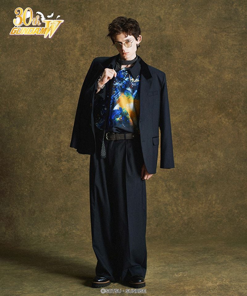 glamb(グラム)】Wing Gundam Zero Shirt ウイングガンダムゼロシャツ