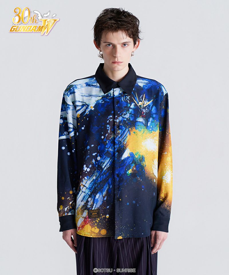 glamb(グラム)】Wing Gundam Zero Shirt ウイングガンダムゼロシャツ