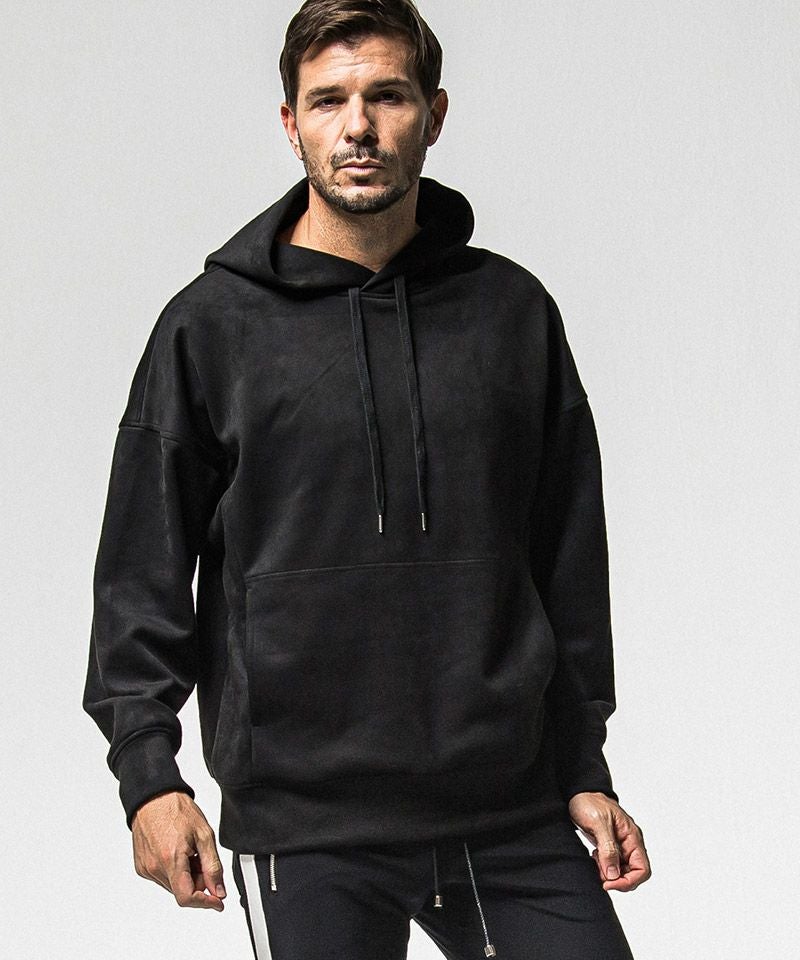 resound clothing 七分丈パーカー wjkakm リサウンド RESOUND CLOTHING(リサウンドクロージング)】suede loose hoodie