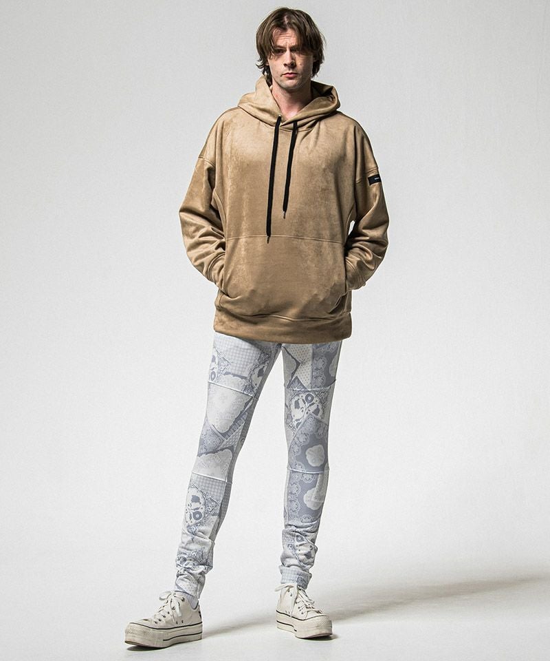 RESOUND CLOTHING(リサウンドクロージング)】suede loose hoodie