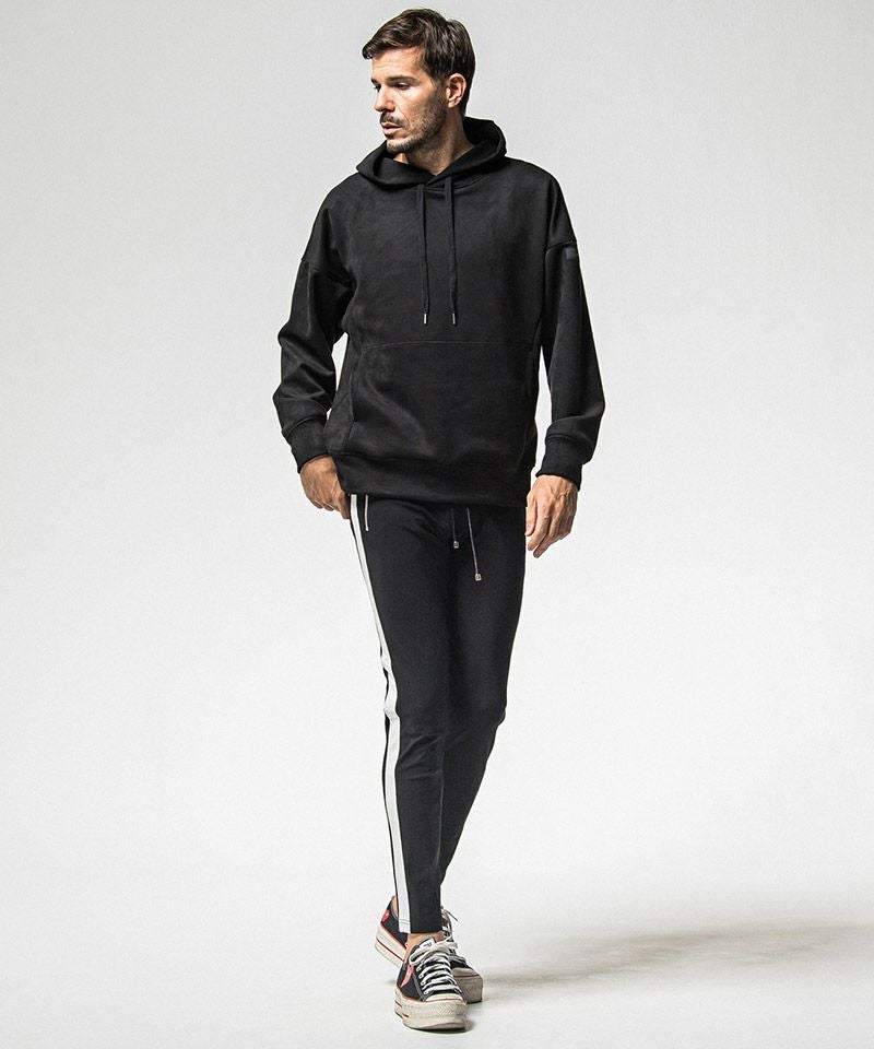 resound clothing 七分丈パーカー wjkakm リサウンド RESOUND CLOTHING(リサウンドクロージング)】suede loose hoodie