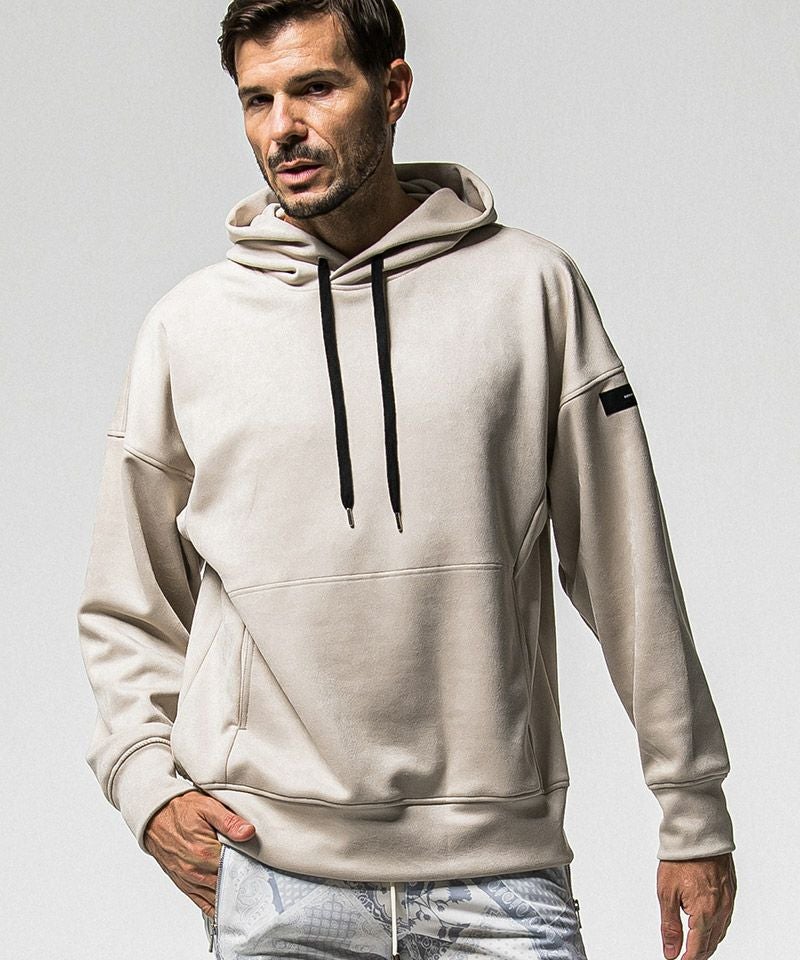 RESOUND CLOTHING(リサウンドクロージング)】suede loose hoodie