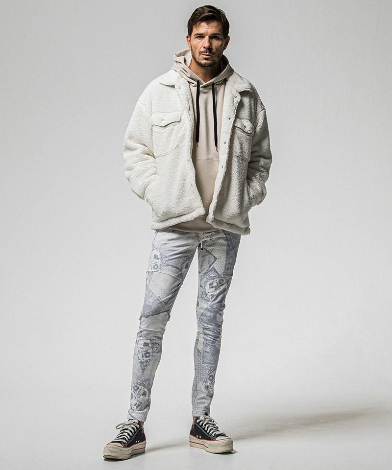 RESOUND CLOTHING(リサウンドクロージング)】suede loose hoodie