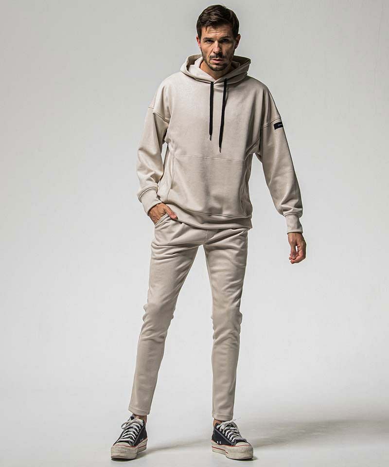 RESOUND CLOTHING(リサウンドクロージング)】CHRIS EASY suede TUCK