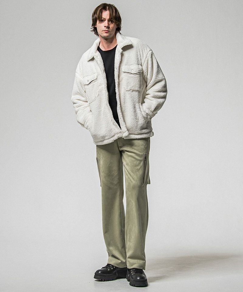 レザレクション　新品　XXLサイズ　シロ　ボアブルゾン 20%OFF【RESOUND CLOTHING(リサウンドクロージング)】BOA OVER CPO