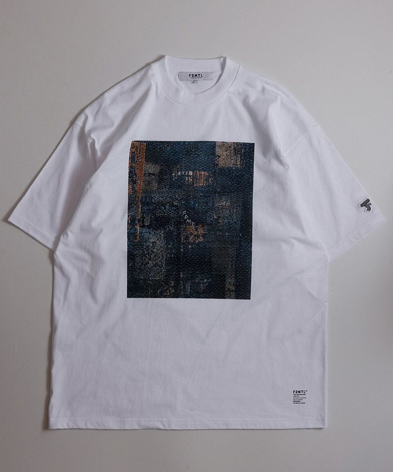 FDMTL(ファンダメンタル)】PRINTED BORO TEE Tシャツ(FA26TE15