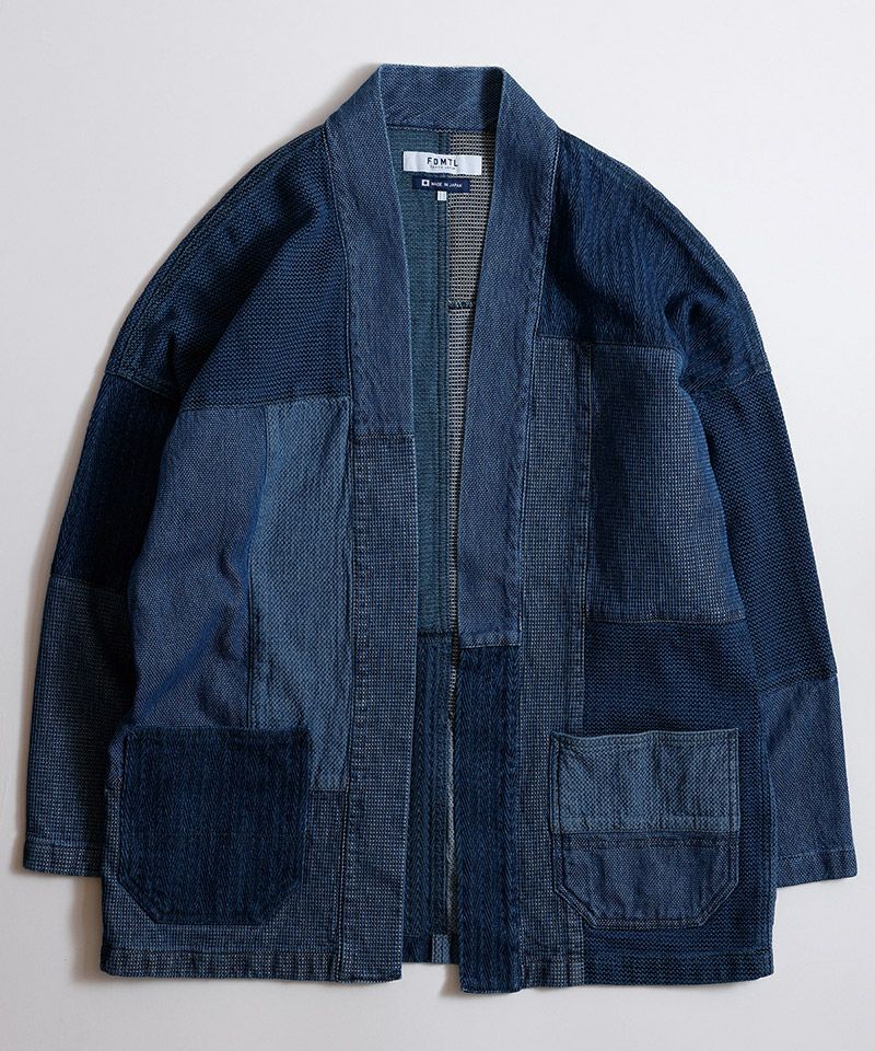 FDMTL(ファンダメンタル)】PACHWORK HAORI JACKET 3YR WASH 羽織