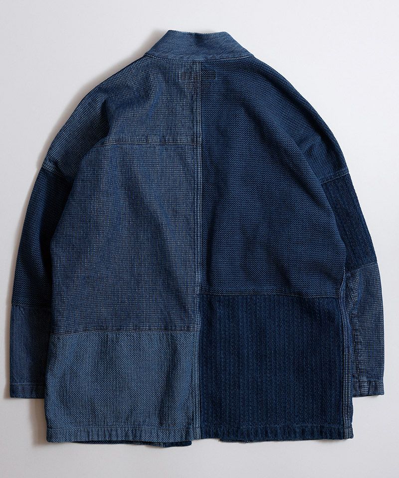 FDMTL(ファンダメンタル)】PACHWORK HAORI JACKET 3YR WASH 羽織