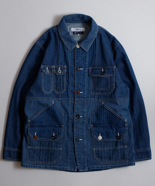 FDMTL(ファンダメンタル)】HAORI ZIP JACKET 3YR WASH 羽織ジップ 