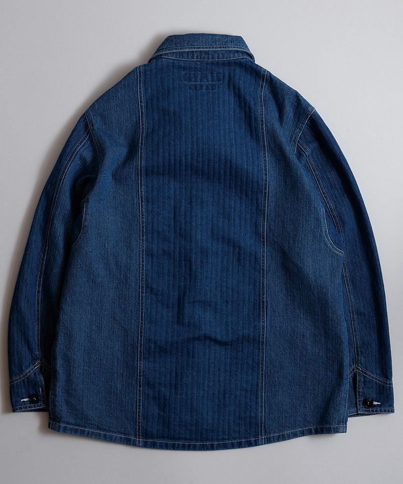 FDMTL(ファンダメンタル)】PACHWORK COVERALL JACKET 3YR WASH