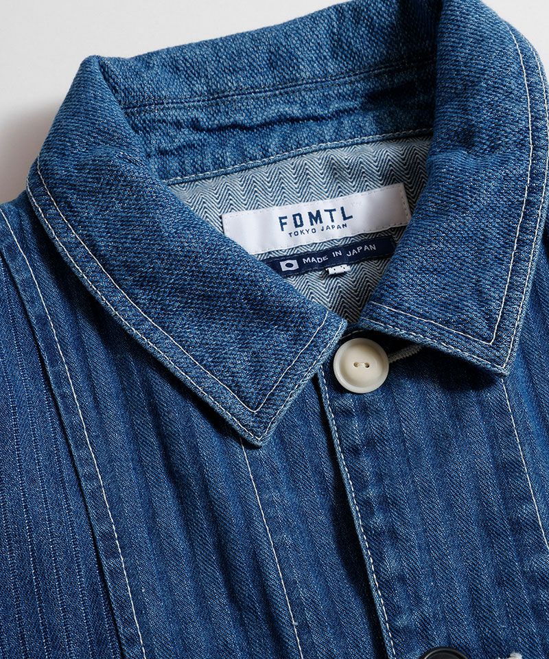 FDMTL(ファンダメンタル)】PACHWORK COVERALL JACKET 3YR WASH