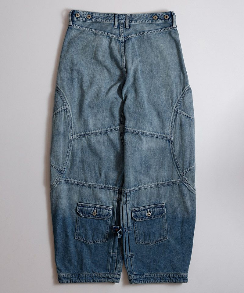 FDMTL(ファンダメンタル)】DENIM T-FORM PANTS 3YR WASH デニムパンツ