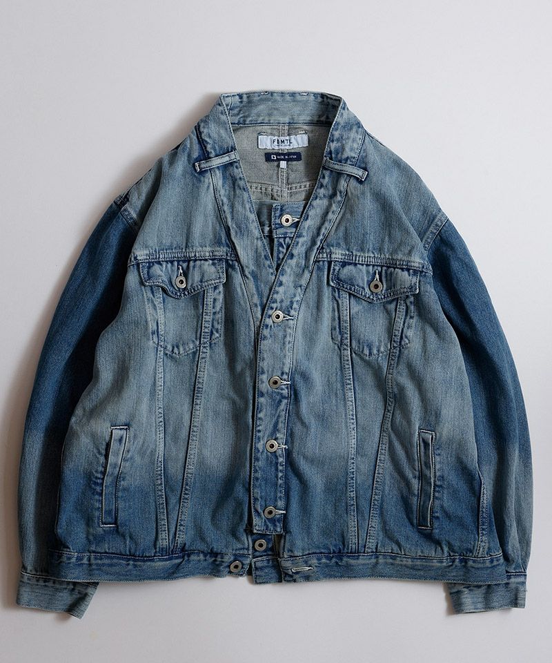 FDMTL(ファンダメンタル)】DENIM T-FORM JACKET 3YR WASH デニム