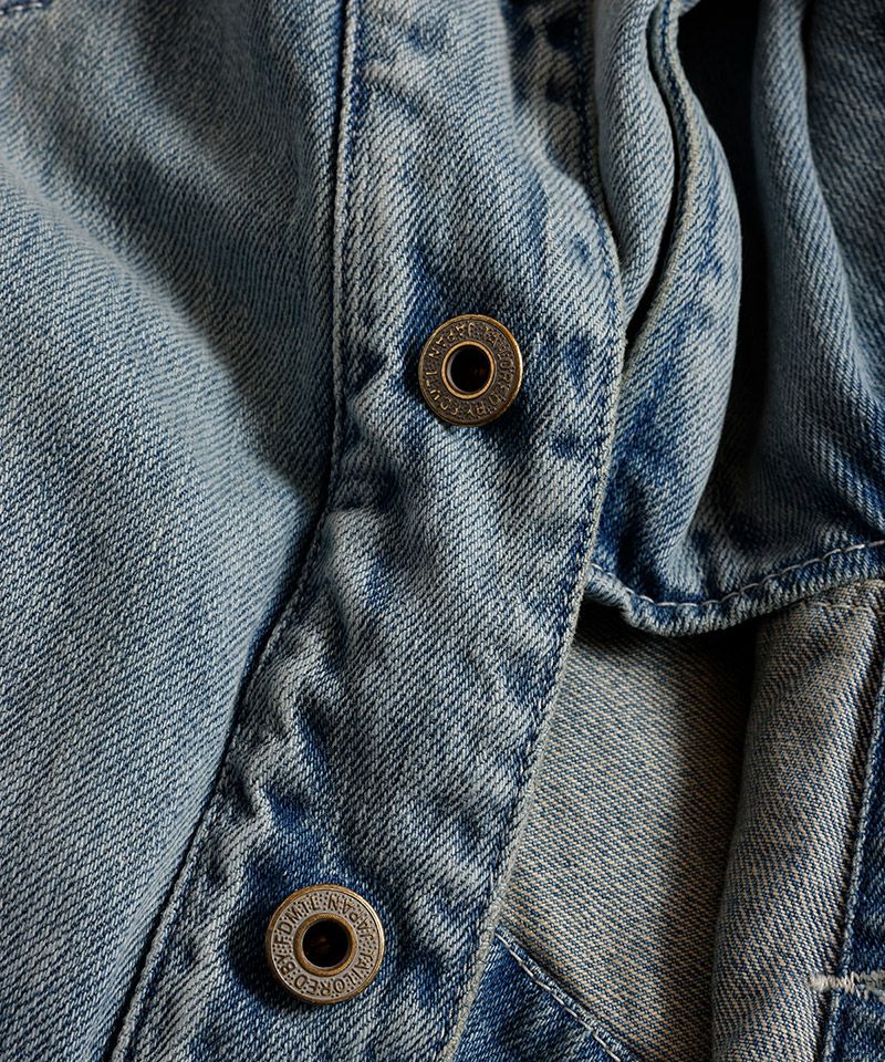 FDMTL(ファンダメンタル)】DENIM T-FORM JACKET 3YR WASH デニム