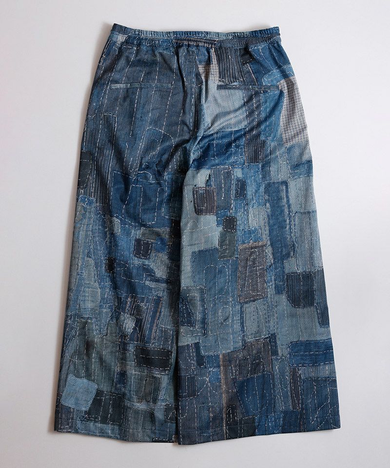FDMTL(ファンダメンタル)】BORO SIDE BUTTON HAKAMA PANTS