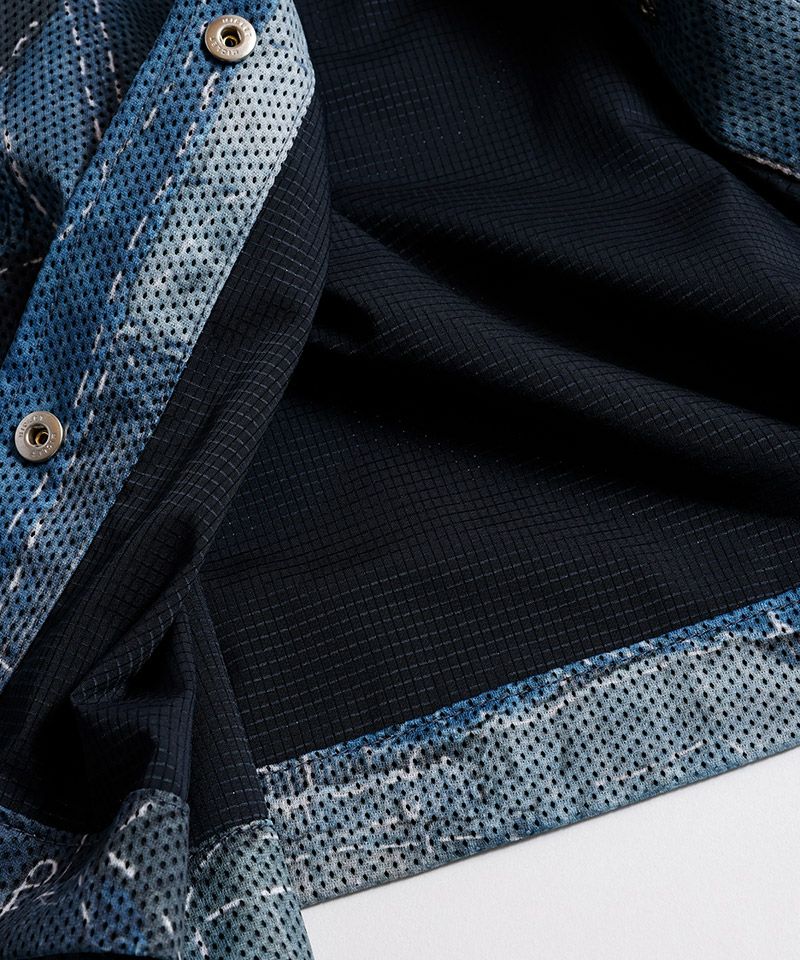 FDMTL(ファンダメンタル)】BORO SIDE BUTTON HAKAMA PANTS