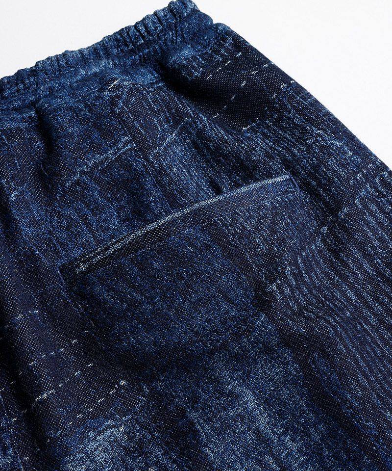 FDMTL(ファンダメンタル)】BORO SIDE BUTTON HAKAMA PANTS RINSE