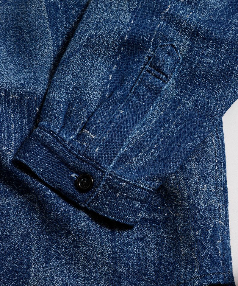 FDMTL(ファンダメンタル)】BORO SHIRT 3YR WASH シャツ(FA26SH17U