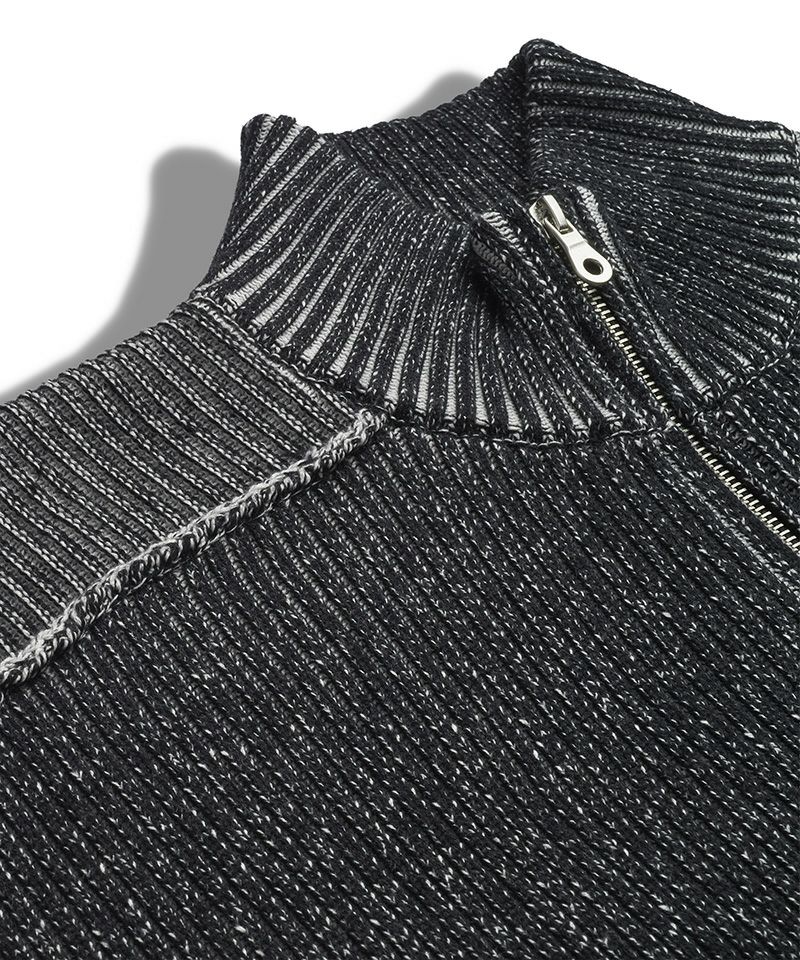 50%OFF【NO ID.(ノーアイディー)】 ﾊﾞｲｶｰｽﾞﾆｯﾄZIP-CD カーディガン
