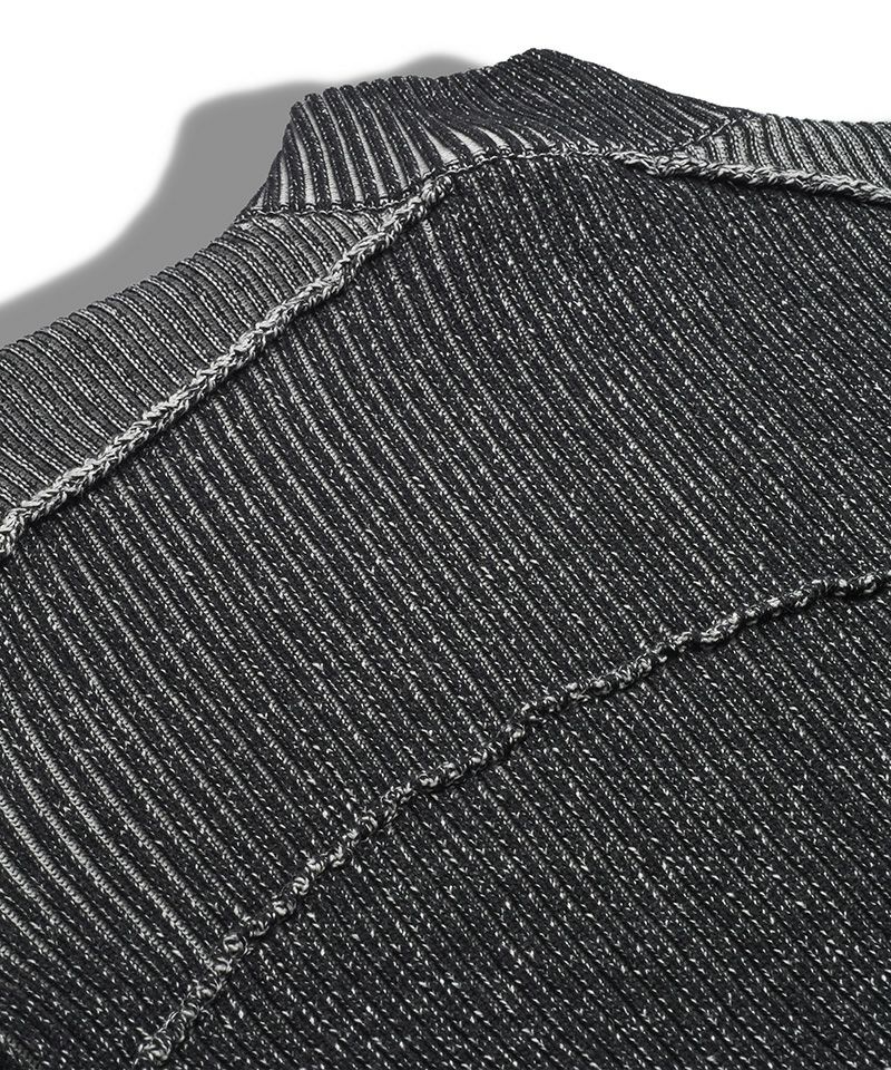 30%OFF【NO ID.(ノーアイディー)】 ﾊﾞｲｶｰｽﾞﾆｯﾄZIP-CD カーディガン