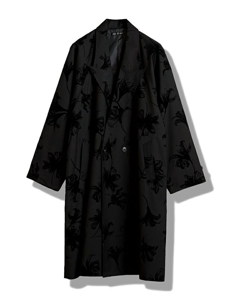 50%OFF【NO ID.(ノーアイディー)】 ﾀﾞﾌﾞﾙﾌﾞﾚｽﾄBIGﾛﾝｸﾞｺｰﾄ(457006-342C