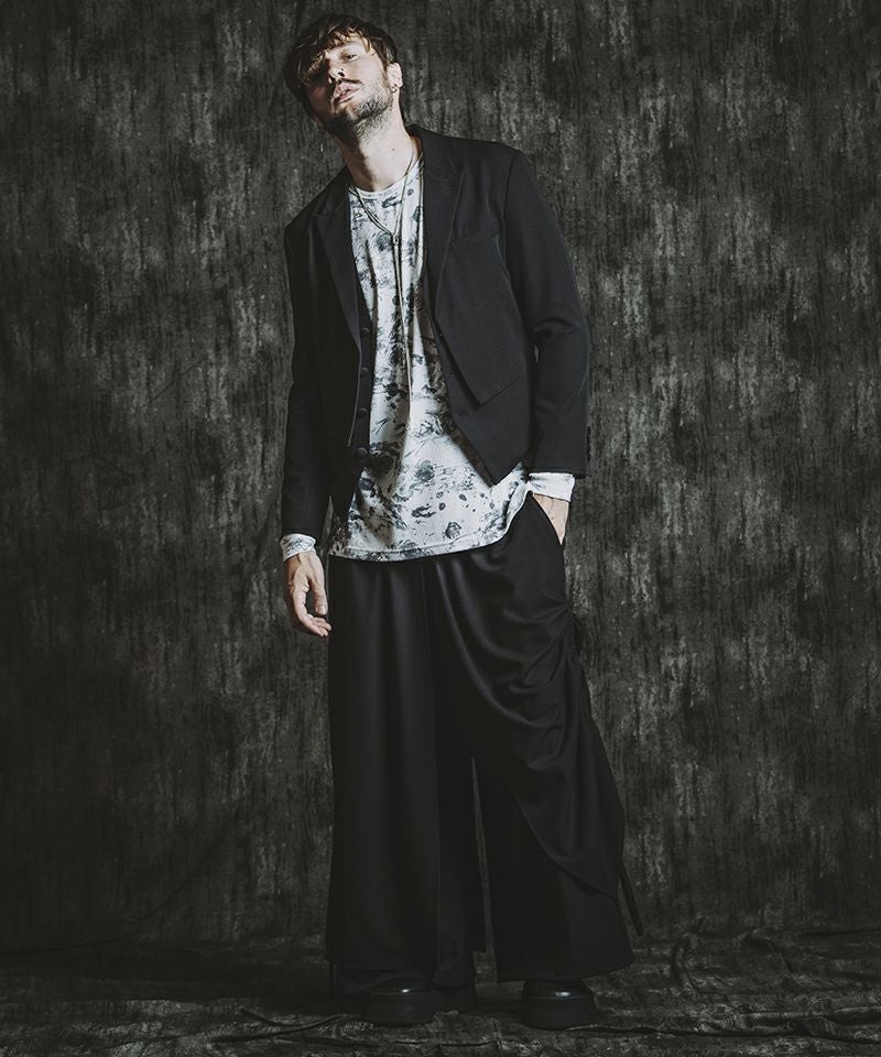 30%OFF【NO ID.(ノーアイディー)】 ﾄﾞﾛｰｽﾄﾘﾝｸﾞｽﾚｲﾔｰﾄﾞﾊﾞｷﾞｰﾄﾗｳｻﾞｰｽﾞ
