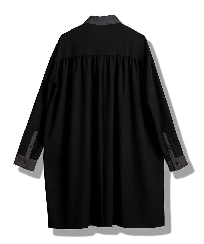 30%OFF【NO ID.(ノーアイディー)】ｸﾚﾘｯｸｷﾞｬｻﾞｰﾛﾝｸﾞSH シャツ(457006