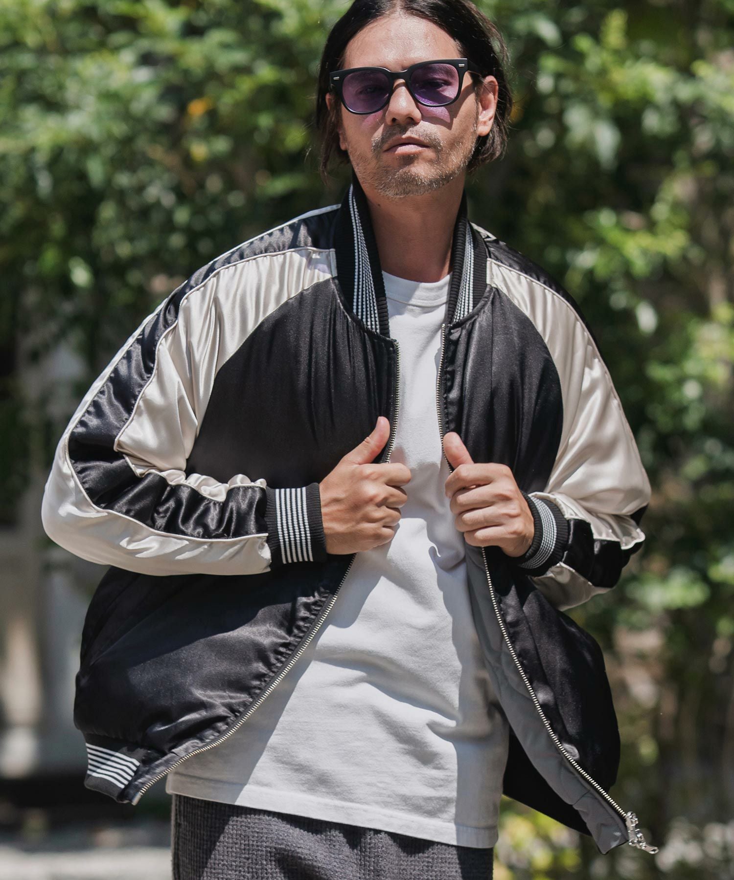 CAMBIO(カンビオ)】Different Design Reversible Jacket リバーシブル
