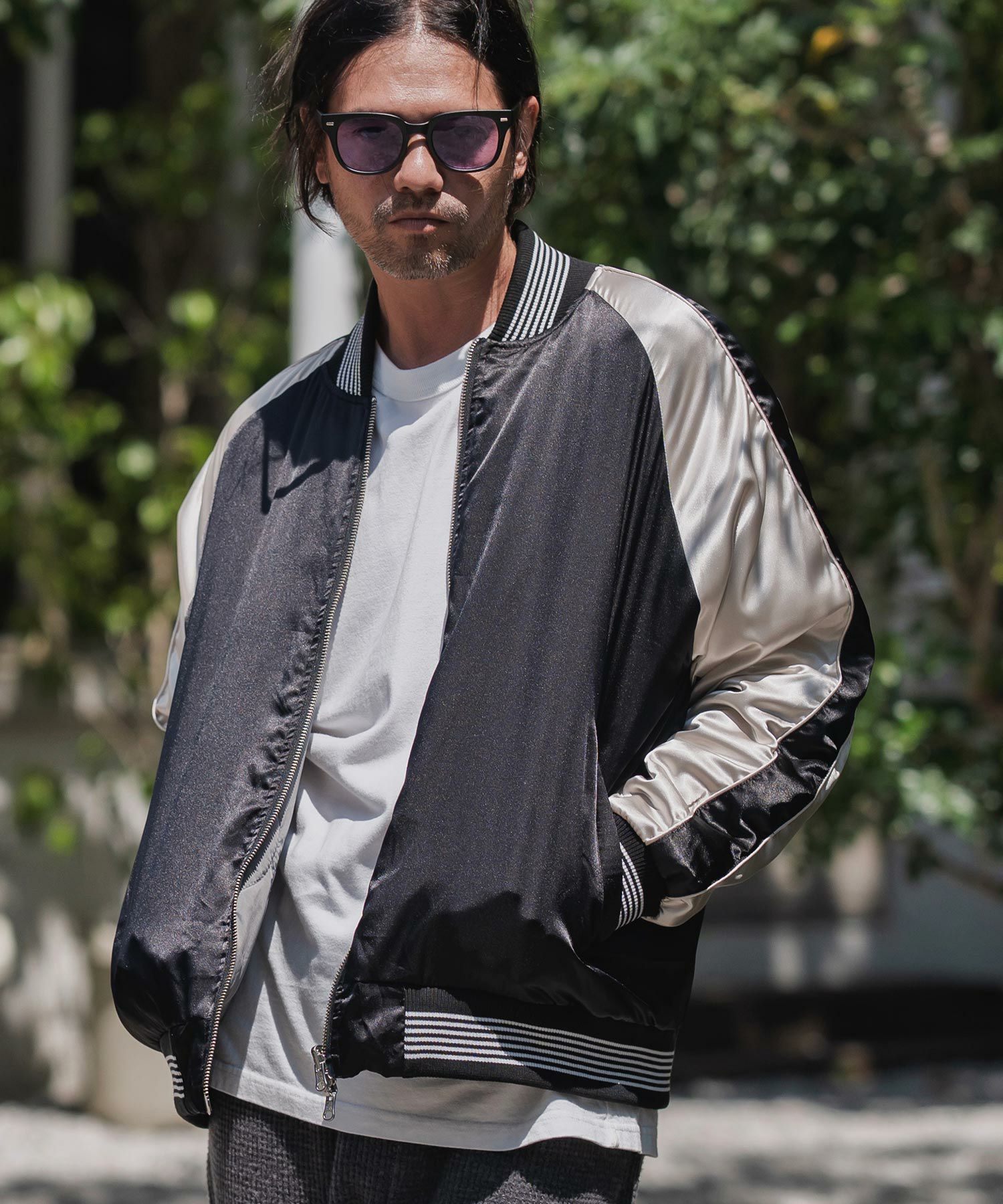 CAMBIO(カンビオ)】Different Design Reversible Jacket リバーシブル