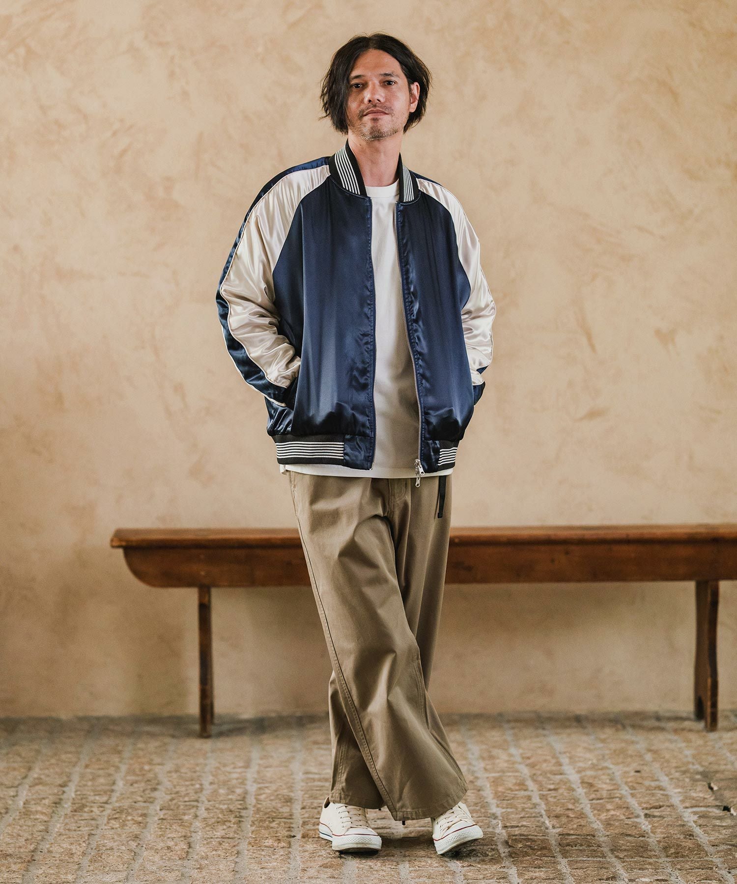 CAMBIO(カンビオ)】Different Design Reversible Jacket リバーシブル