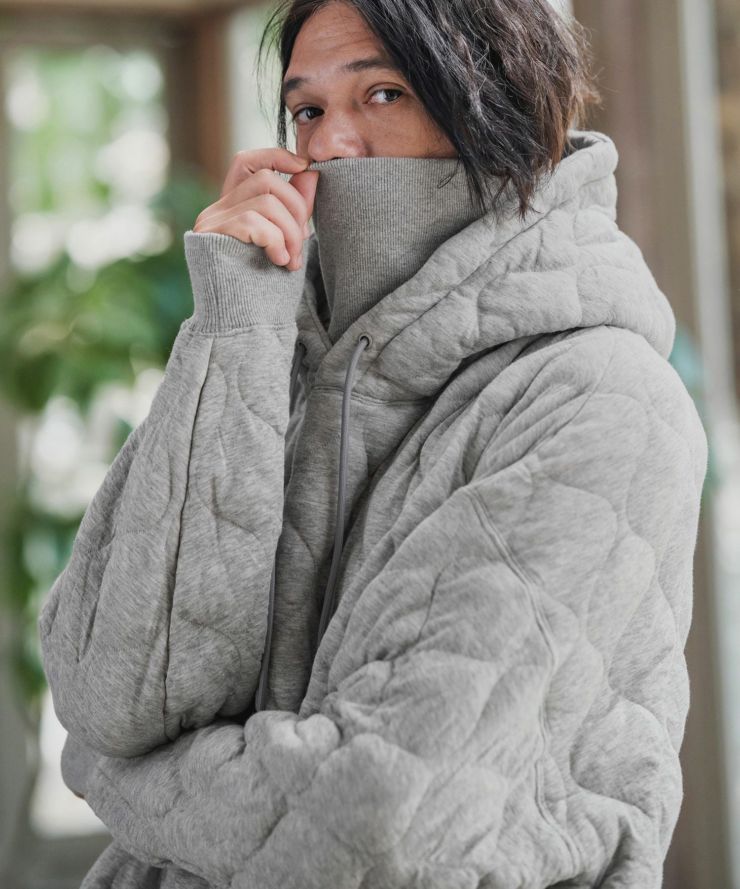 CAMBIO(カンビオ)】Wave Quilting High Neck Parka キルティング CAMBIO(カンビオ)】Wave Quilting High Neck Parka キルティング