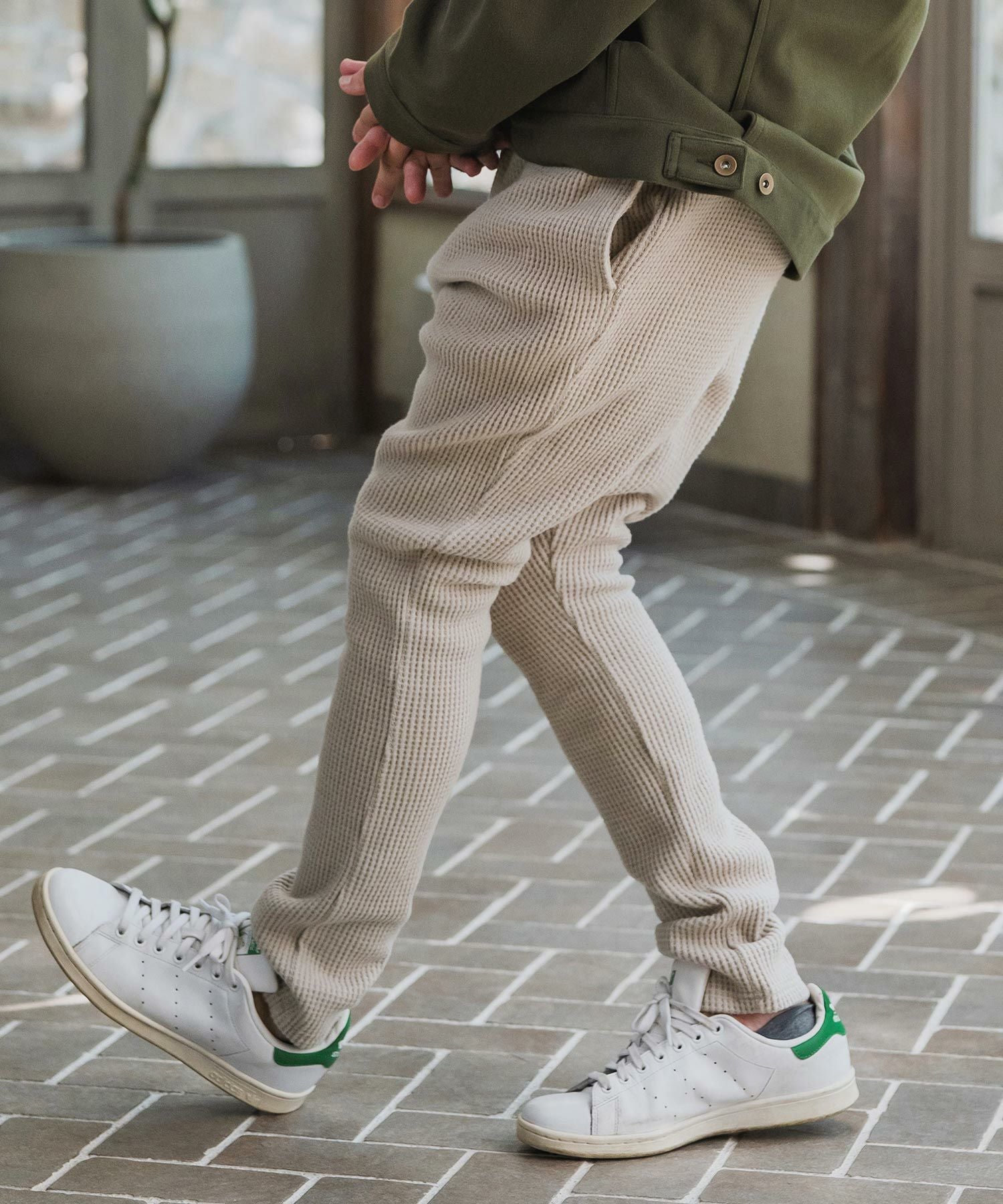 CAMBIO(カンビオ)】Big Waffle Knit saw Jodhpurs Pants ジョッパーズ 