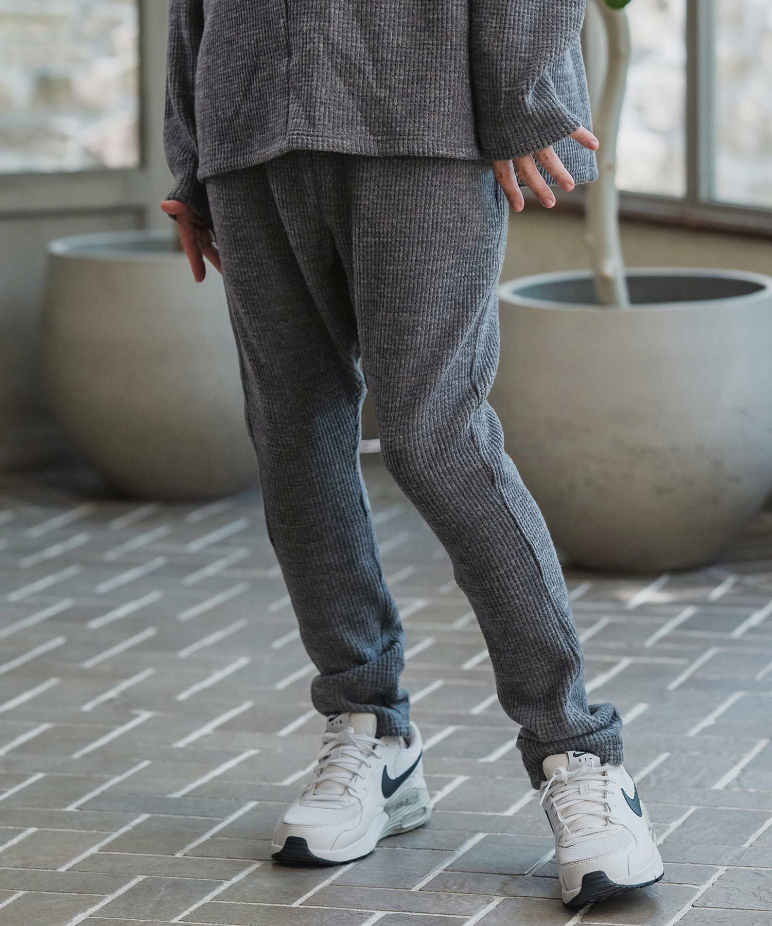CAMBIO(カンビオ)】Big Waffle Knit saw Jodhpurs Pants ジョッパーズ
