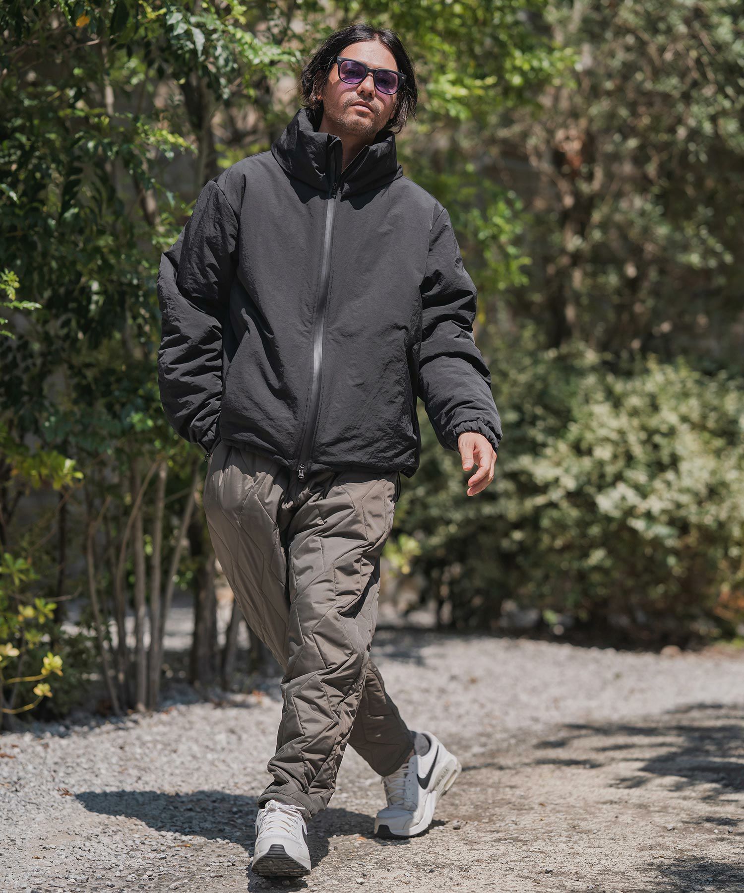 30%OFF【CAMBIO(カンビオ)】止水ZIPターンバックハイネック中綿