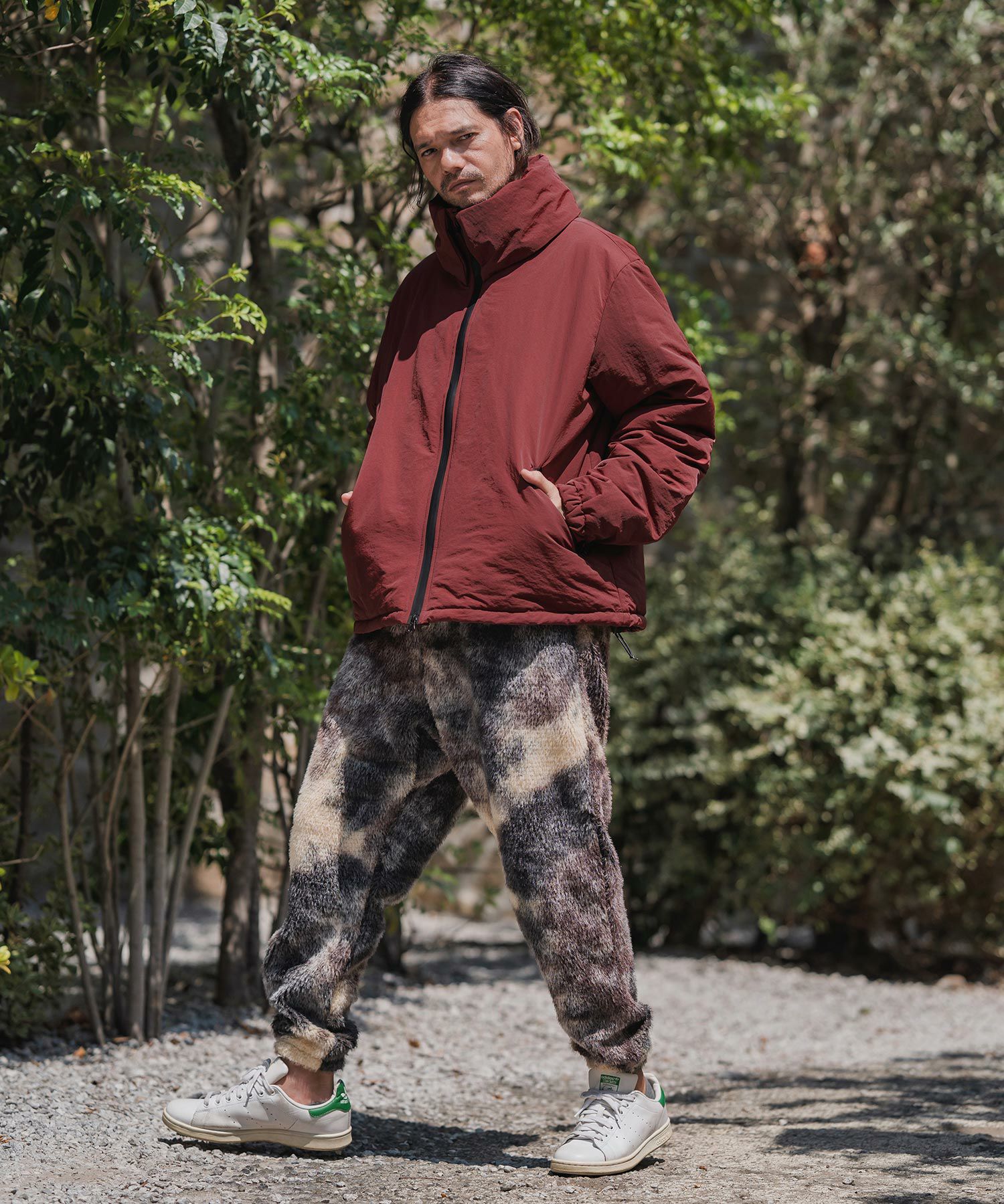 30%OFF【CAMBIO(カンビオ)】止水ZIPターンバックハイネック中綿