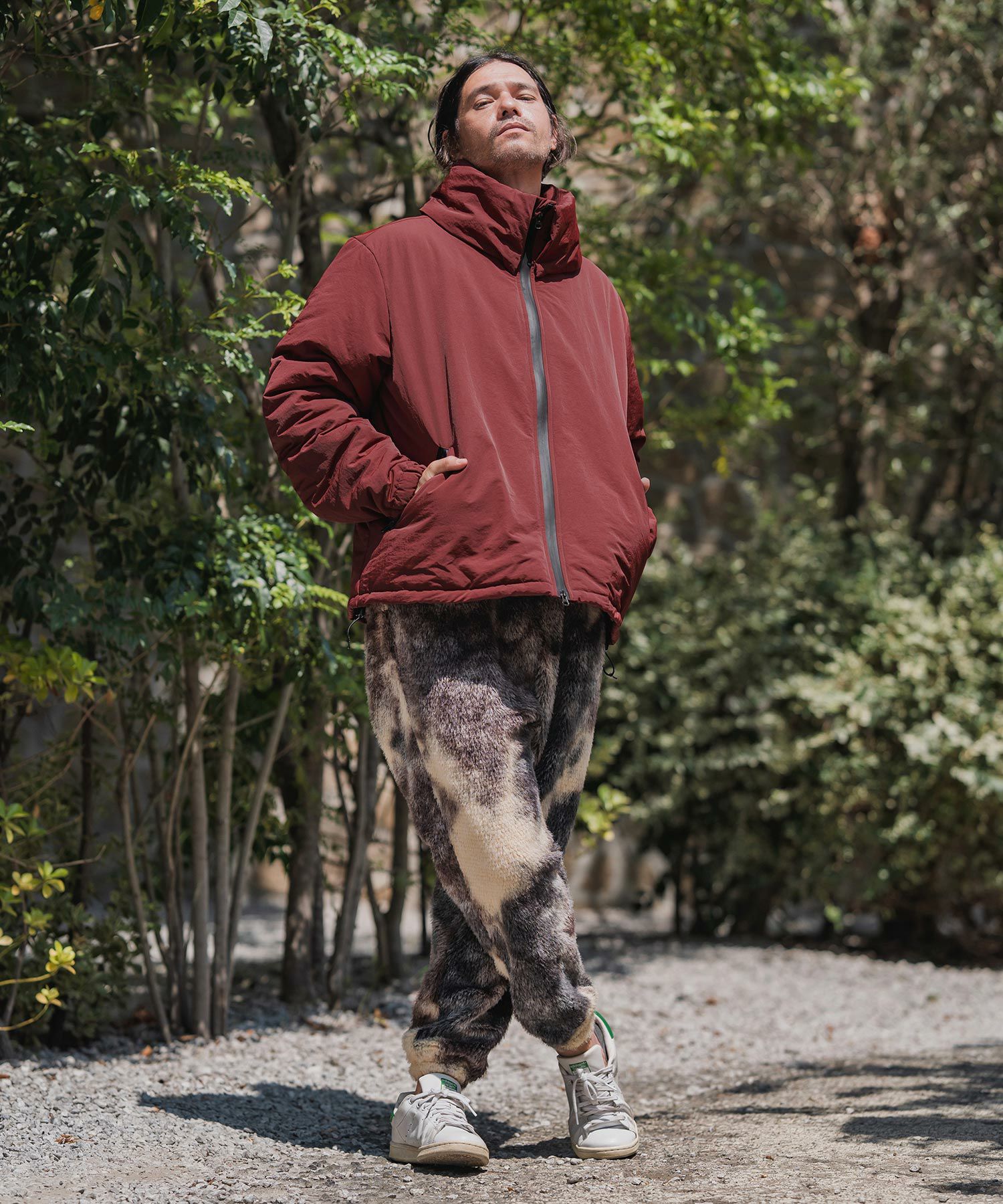 30%OFF【CAMBIO(カンビオ)】止水ZIPターンバックハイネック中綿