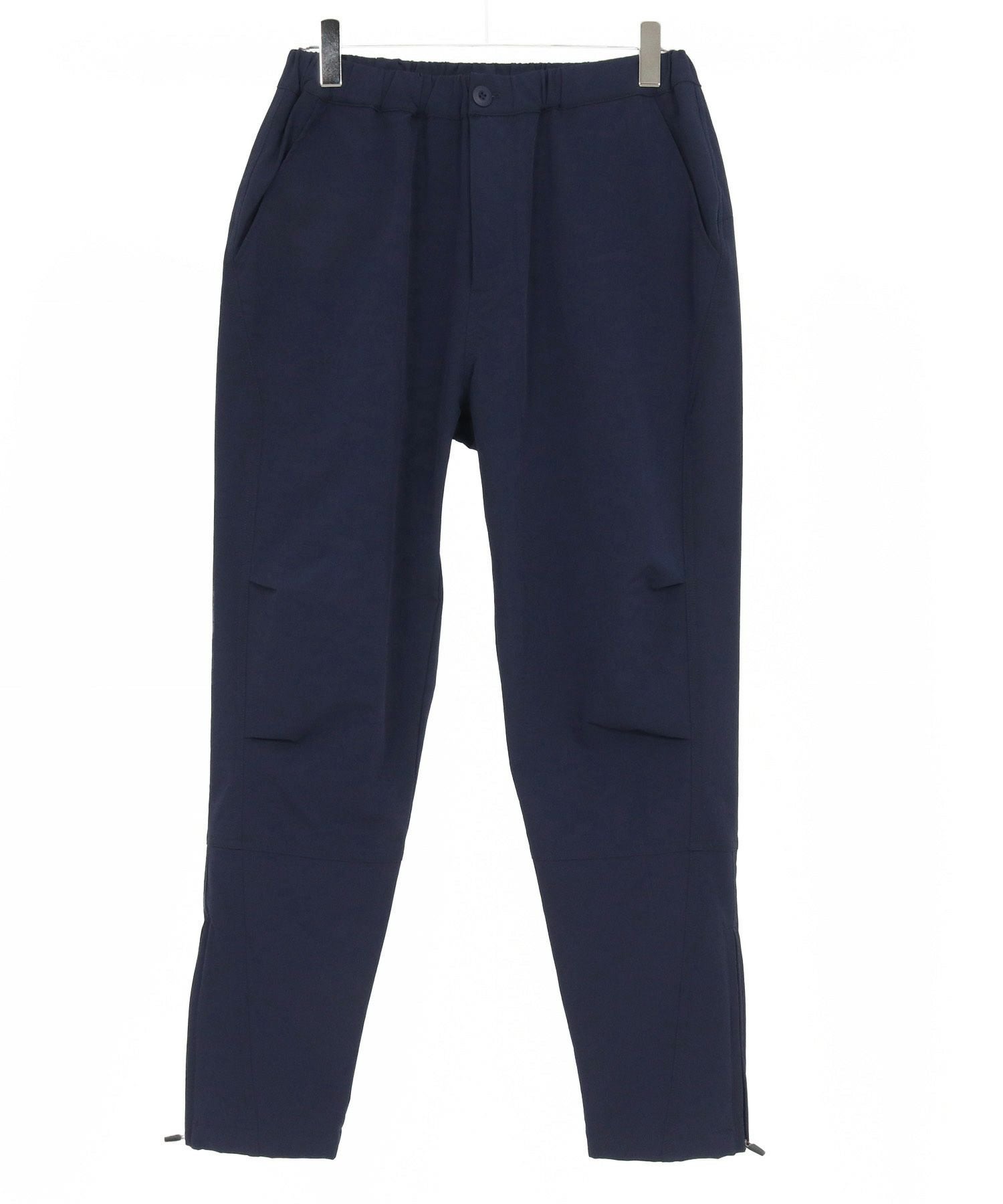 30%OFF【CAMBIO(カンビオ)】ナイロンストレッチ裾ZIPパンツ(HLCM0209