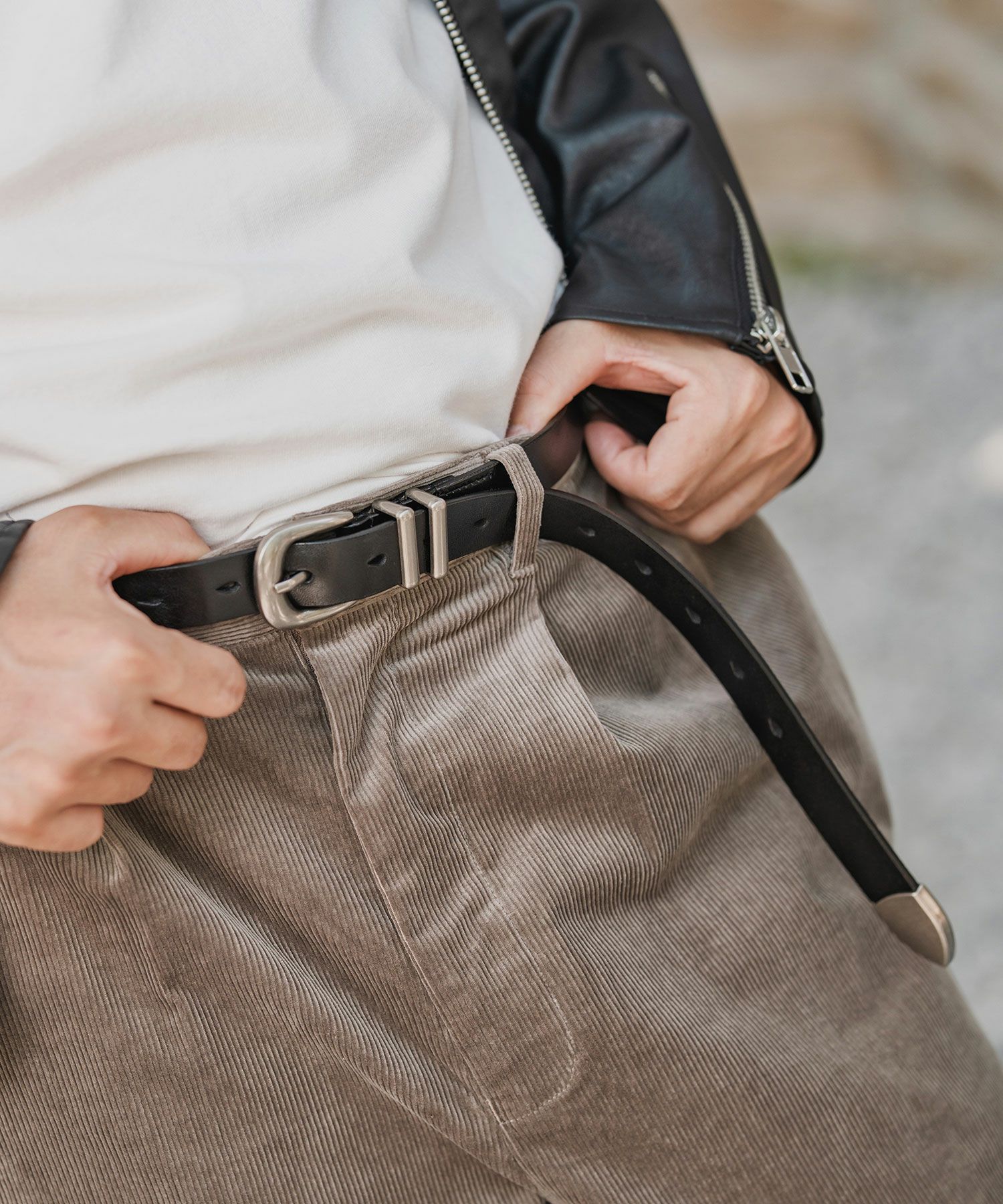 予約販売6月下旬～7月上旬入荷】【CAMBIO(カンビオ)】Edge Buckle