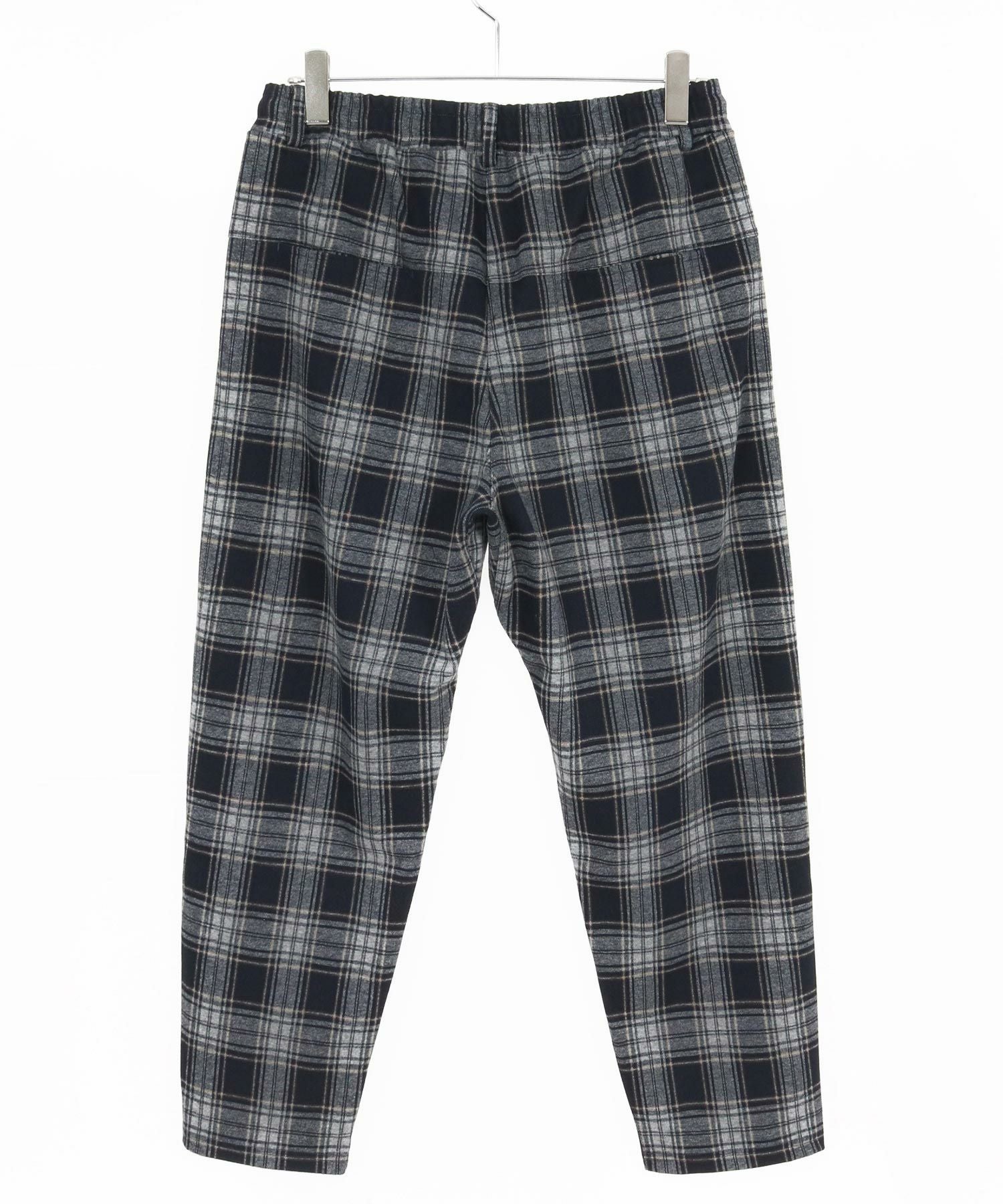 CAMBIO(カンビオ)】Check Ponti Tapered Pants テーパードパンツ