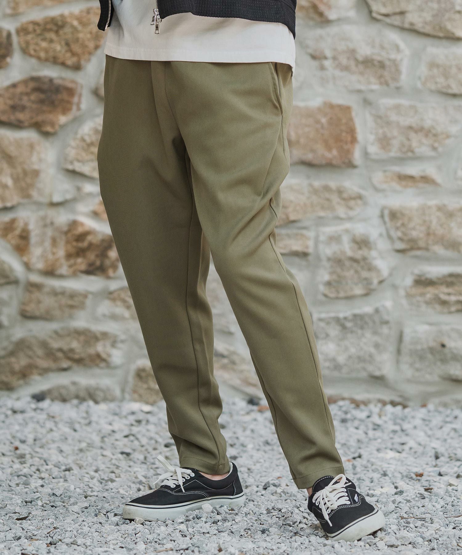 サマエル出品 30%OFF【CAMBIO(カンビオ)】Suede Ponti Cut Pants サルエル