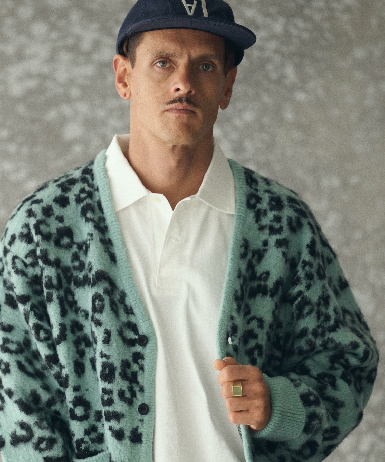 THEOREM(セオレム)】Mohair-like Leopard Cardigan レオパード