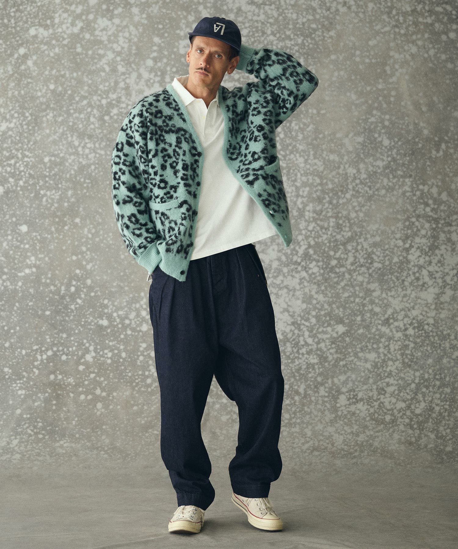 THEOREM(セオレム)】Mohair-like Leopard Cardigan レオパード